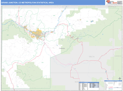 Grand Junction Metro Area Digital Map Basic Style